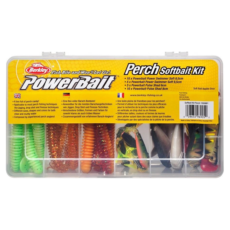 Berkley PowerBait JiggKit Perch 3 Berkley PowerBait JiggKit Perch