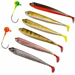 Fladen Conrad Softlures 3x6 Assorted Colors -Perhokelat & Lisäkelat myymälä 20 3504r 3