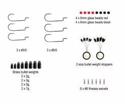 Savage Gear Rib Worm Kit One Size Mix Colors 60pcs -Perhokelat & Lisäkelat myymälä 74015 4