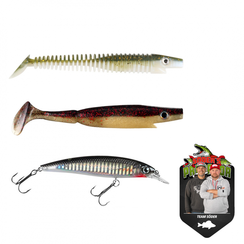 Söder Sportfiske Team Söder PredatorFight Bait Combo Perch 3 Söder Sportfiske Team Söder PredatorFight Bait Combo Perch